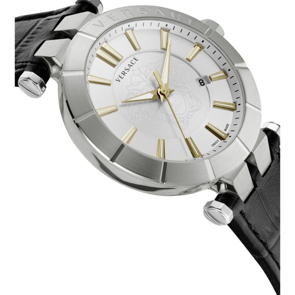 New Versace Men's Silver 43mm Watch! - Picture 3 of 3